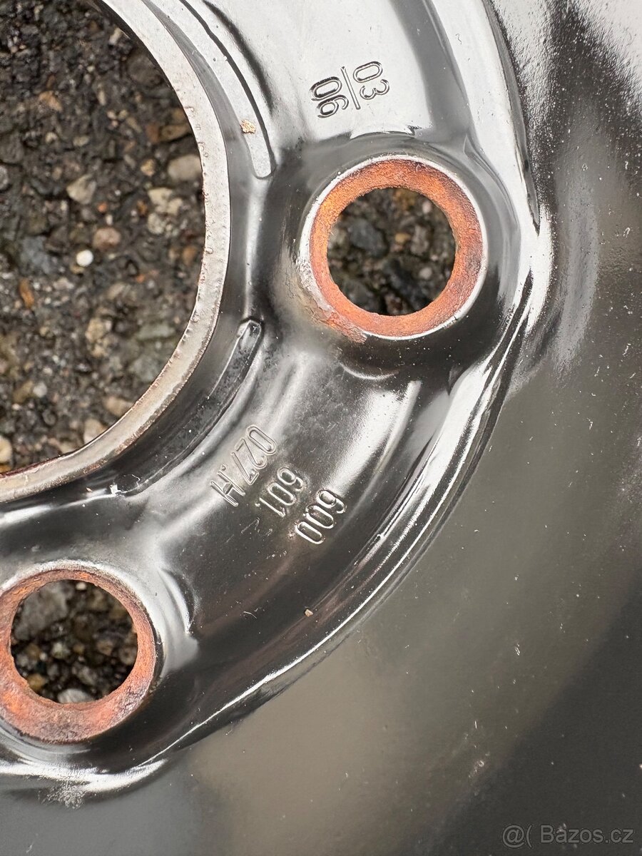 Plechové disky 5x100 r14 Škoda Vw Seat - 7