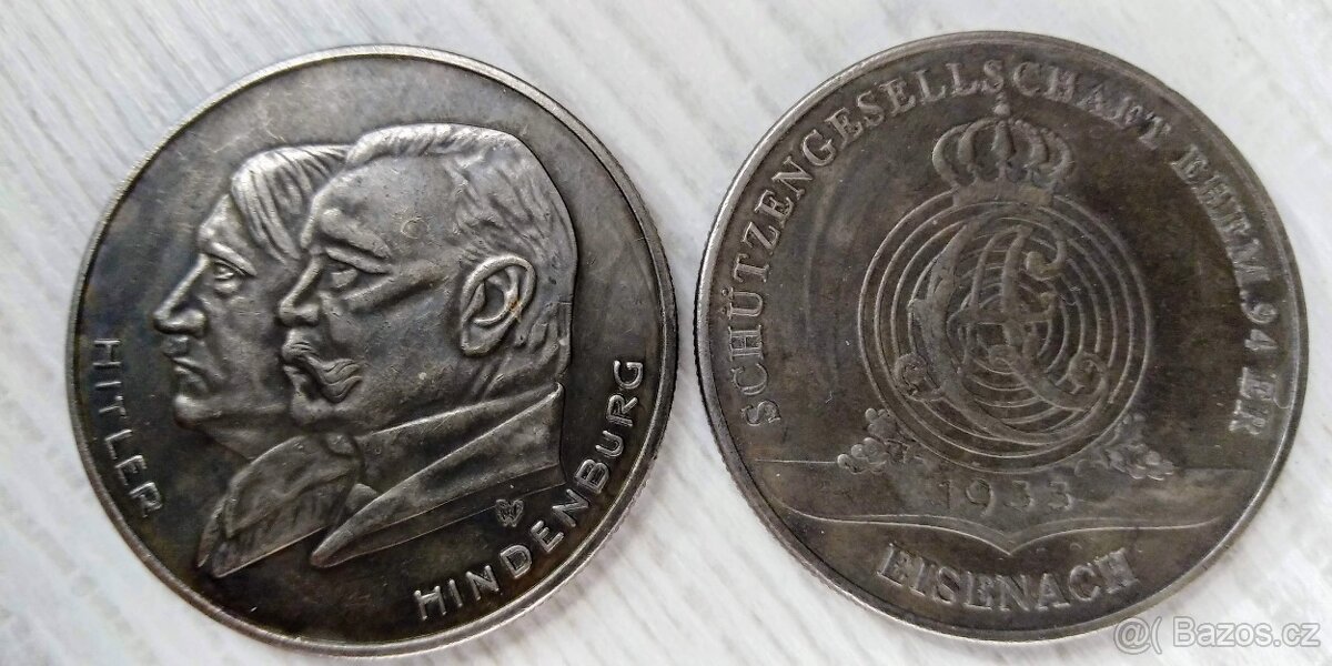 Řády, medaile a mince III ŘÍŠE. Všechny jsou kopie - 7