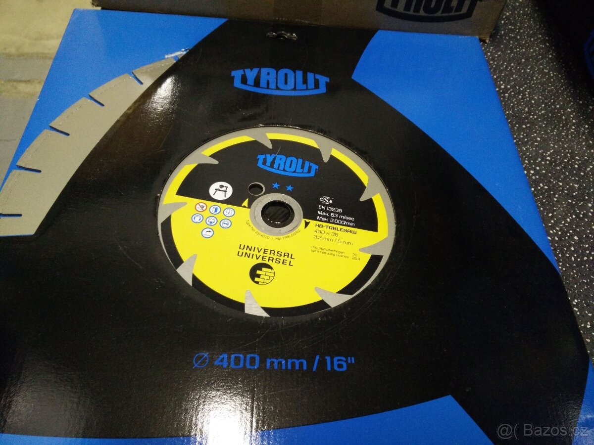 Výprodej diamantových řezných kotoučů TYROLIT 100 - 1000 mm - 7