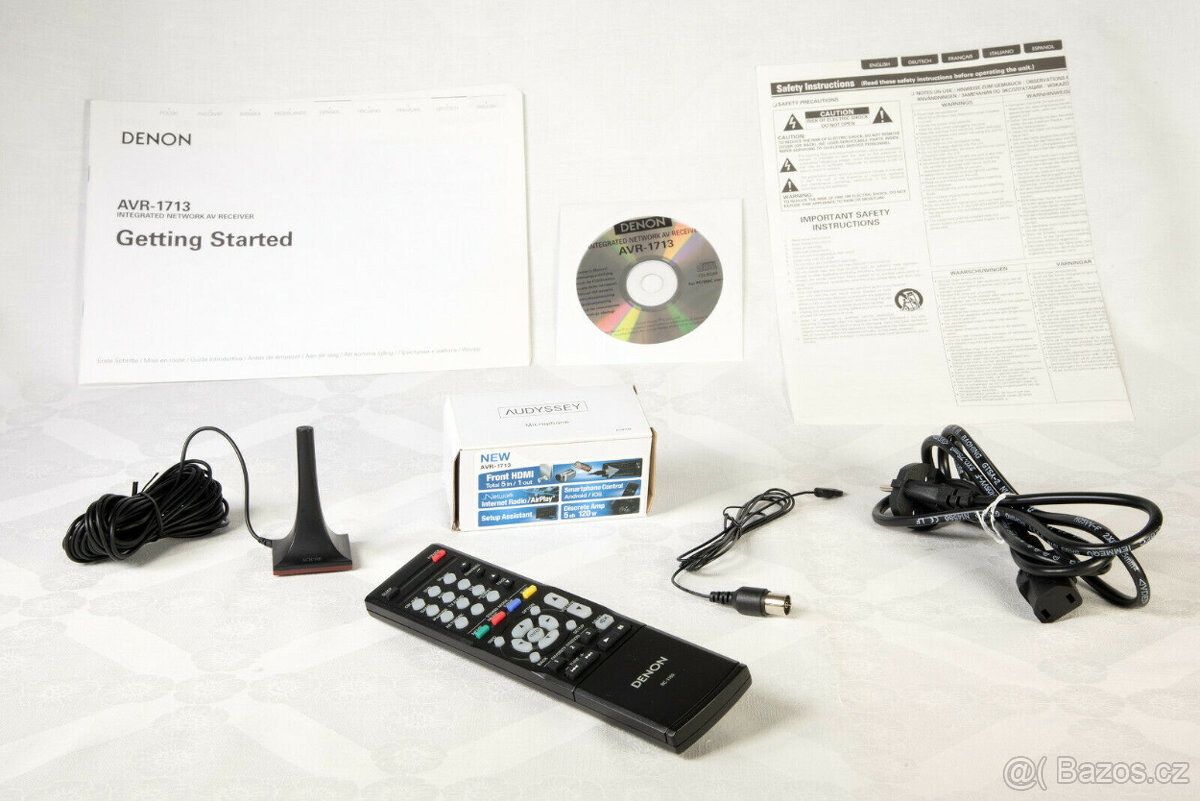 Denon AVR-1713, 5.1 AV Receiver HDMI 3D, Network, DO - sleva - 7