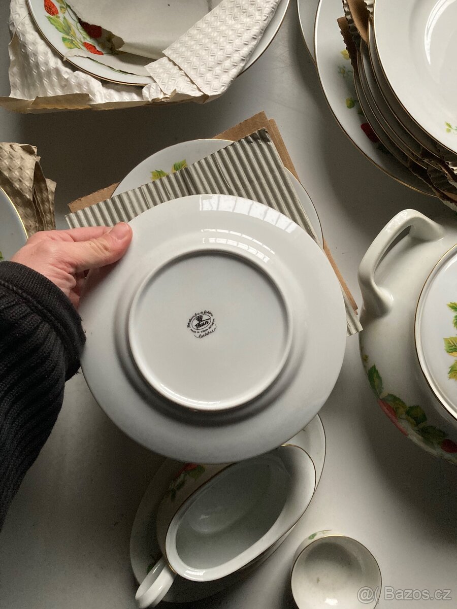 Porcelánový set Thun jahody - 7