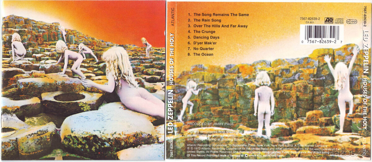 LED ZEPPELIN - kompletní řadová alba na CD - 7