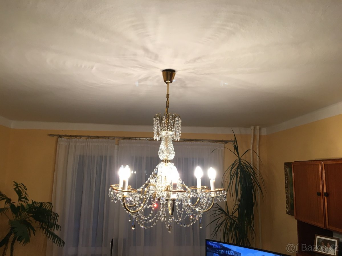 Prodám klasický křišťálový lustr - 7