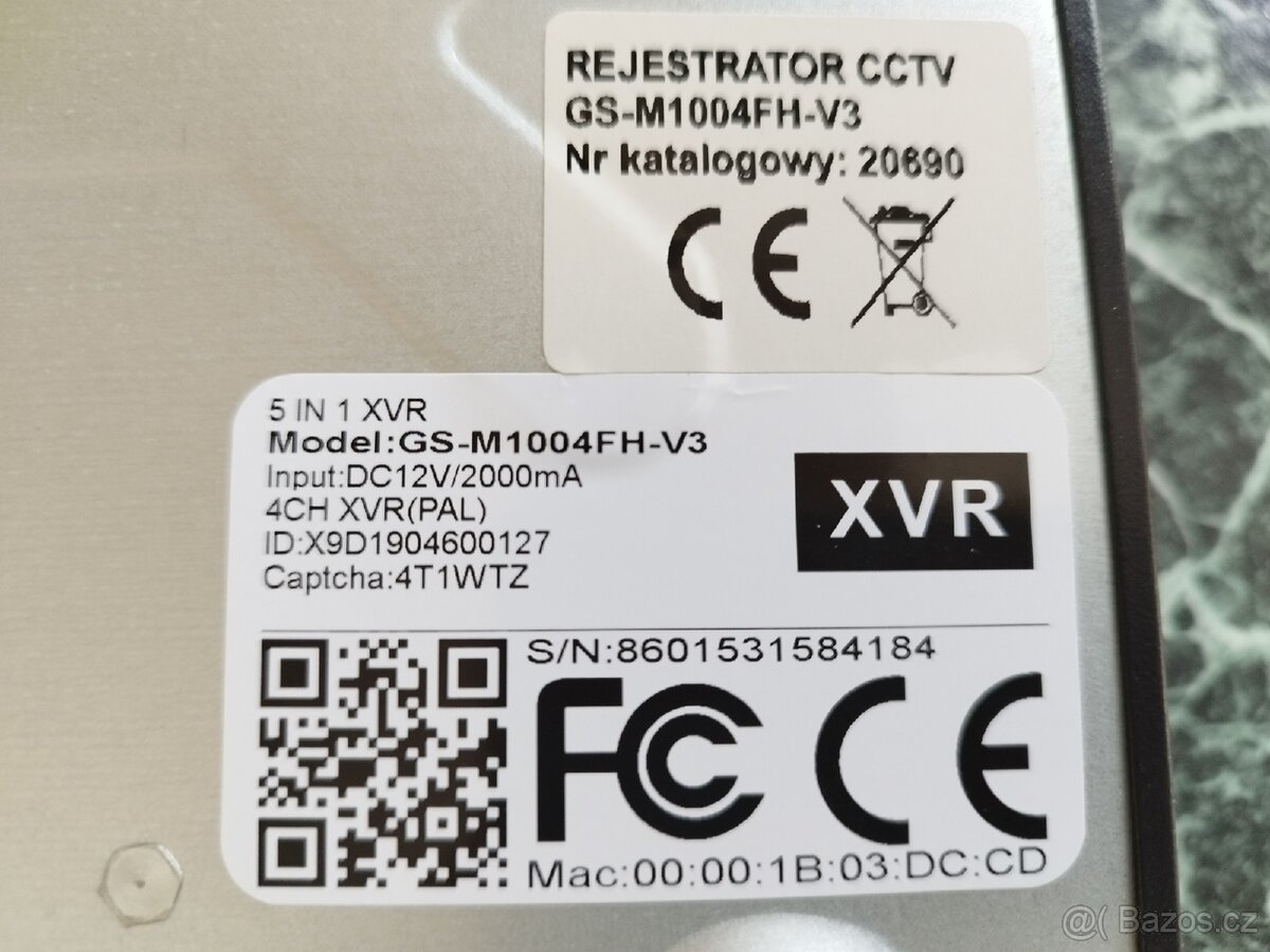 Kamerový set, záznamové zařízení, kamery - 7