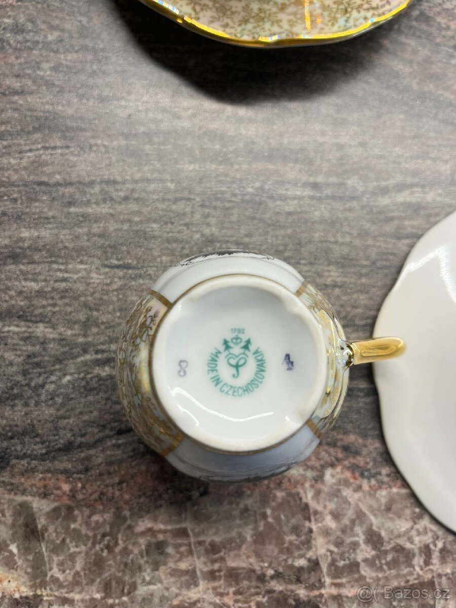 Porcelánová souprava - made in Czechoslovakia - 7