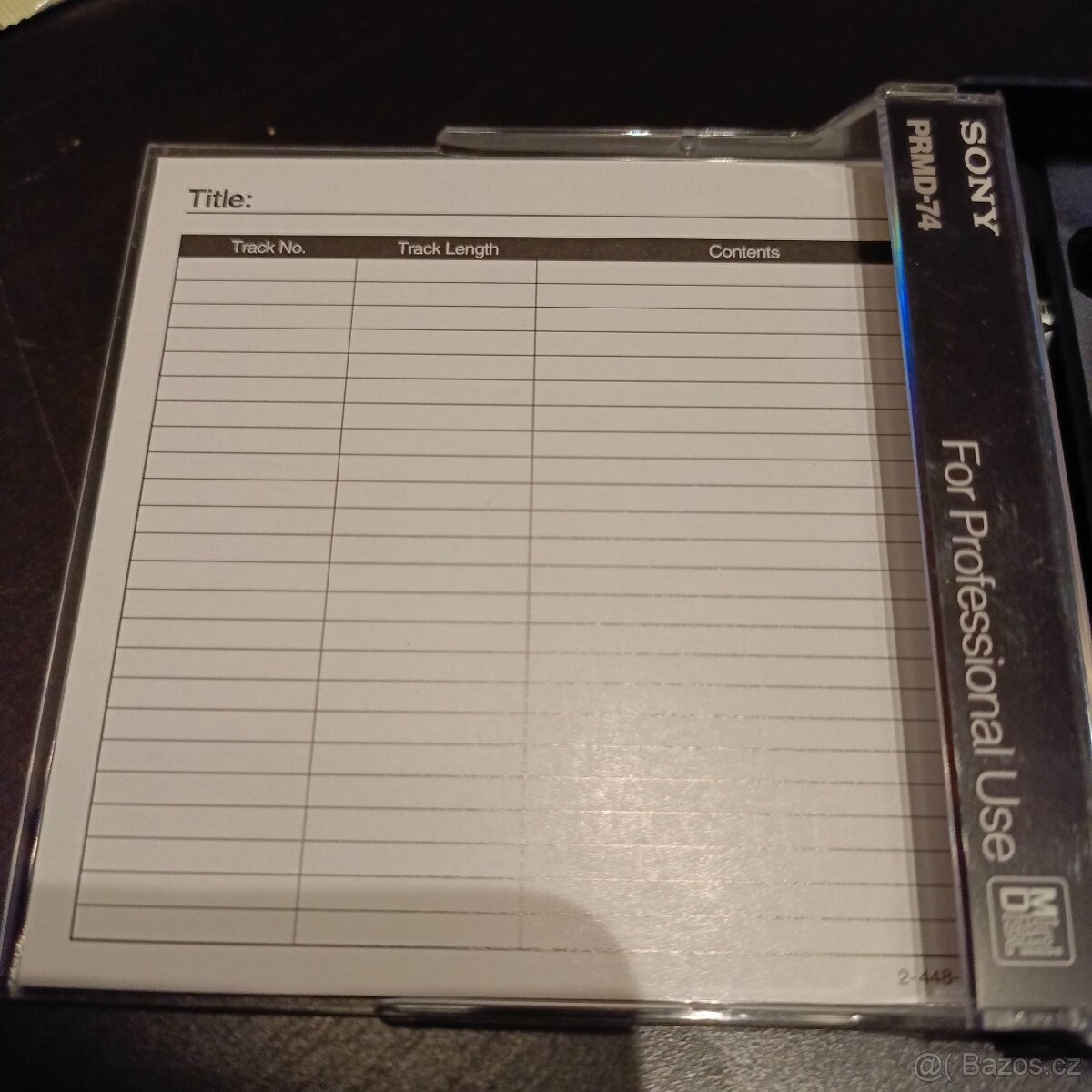 minidisc SONY PRMD-74 For Professional Use - 7