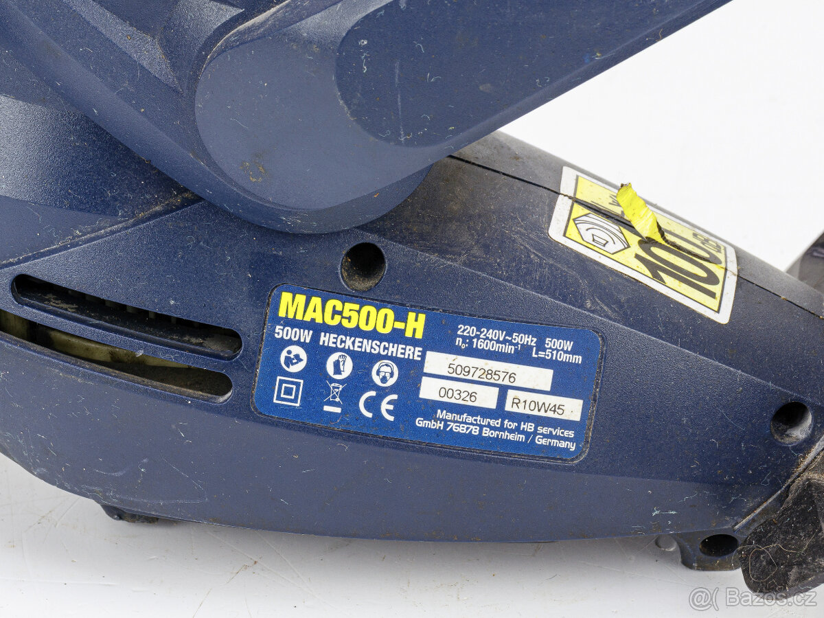 Elektrické nůžky na živý plot MacAllister MAC500-H - 7