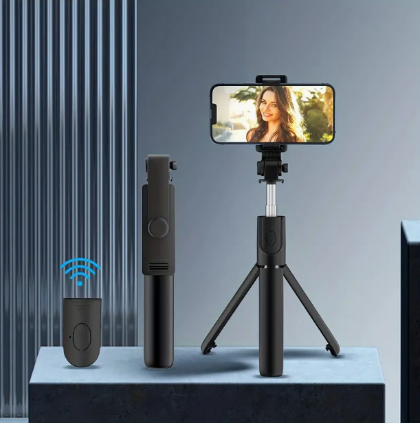 Bezdrátová bluetooth selfie tyč - stativ - dálkové ovládání - 7