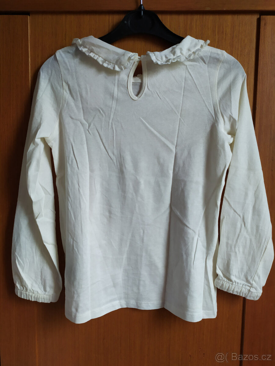 Nový set vánoční šaty + halenka, H&M, vel. 128 - 7