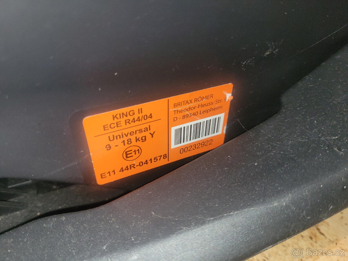 Autosedačka Britax Römer King ll - 7
