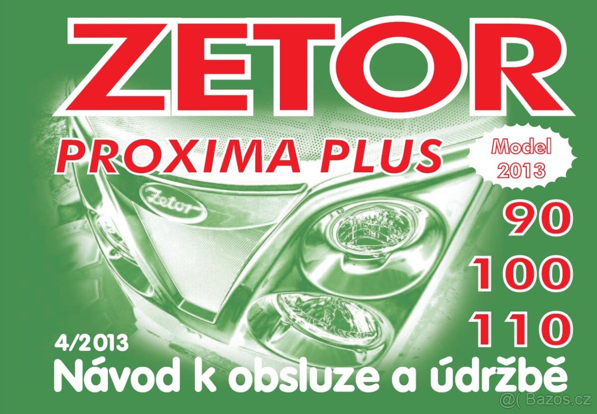 NÁVOD K OBSLUZE ZETOR PROXIMA PLUS A POWER - 7