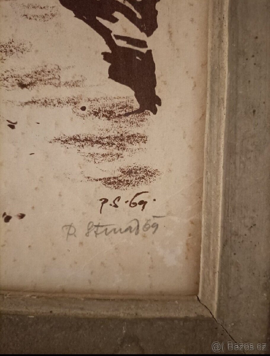 Petr Strnad, grafika, obraz, Nejdecko - 7