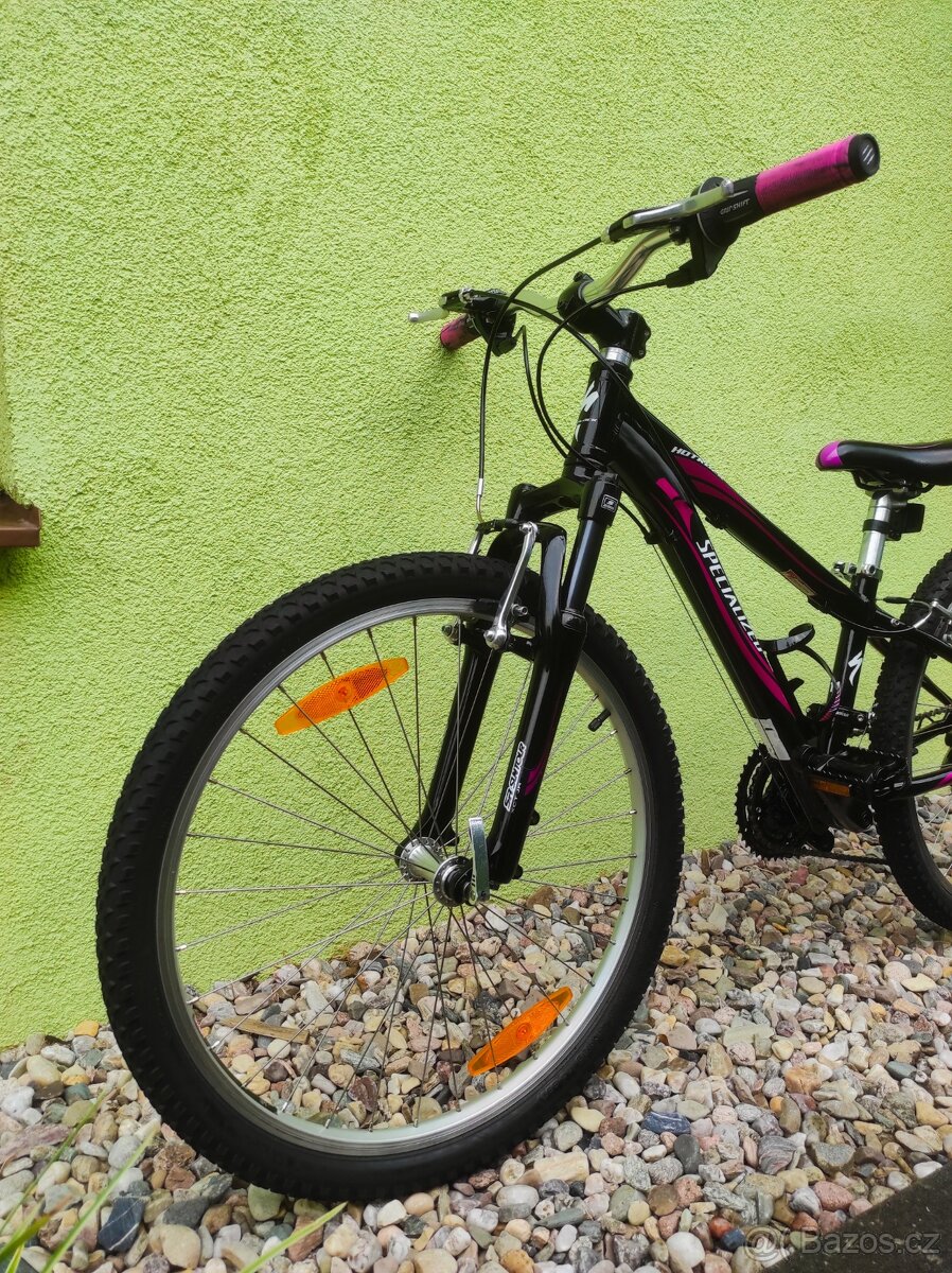 Značkové dětské kolo SPECIALIZED 24" (černá/fialová) - 7