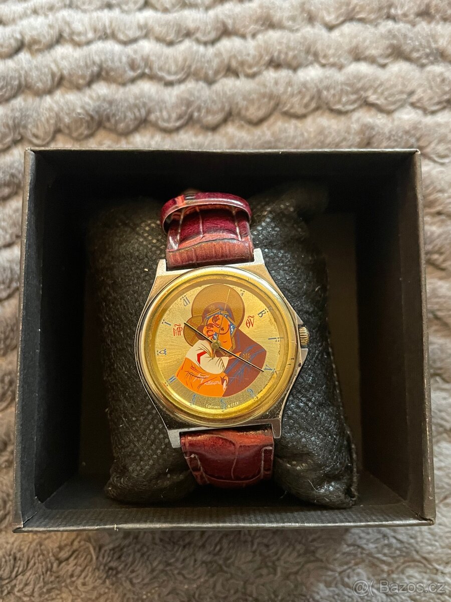 Luch quartz hodinky – ikona Bohorodičky - 7