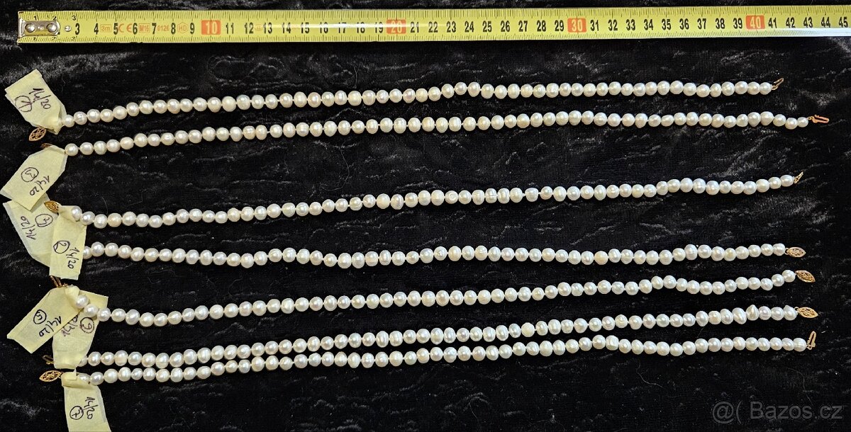Perlové náhrdelníky značené 14/20 - 7