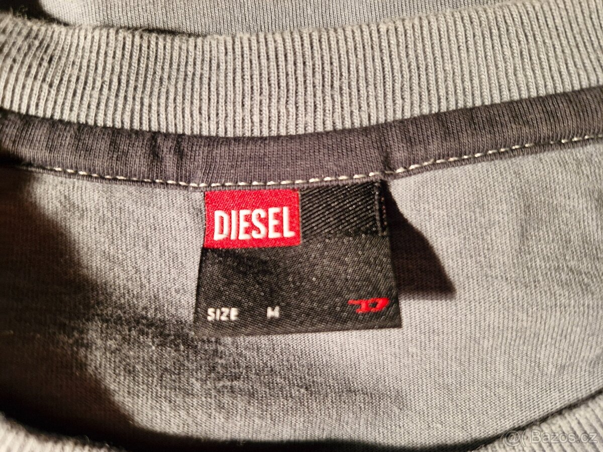 Pánské triko Diesel M,dlouhý rukáv - 7
