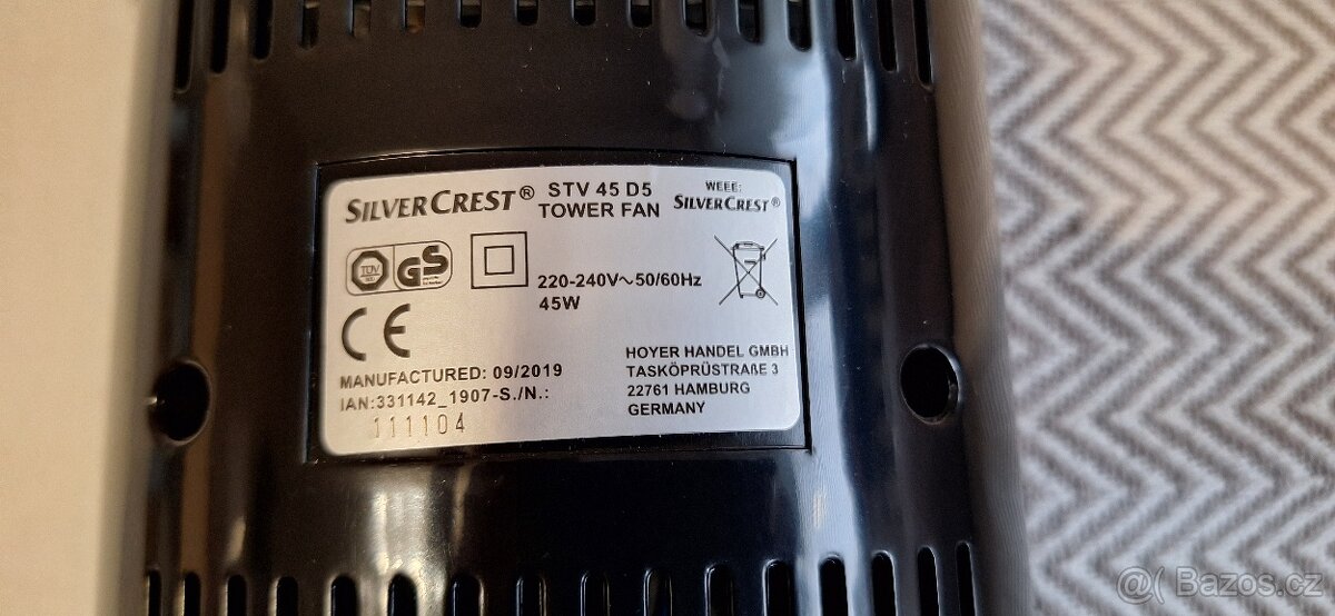 Ventilátor SilverCrest - 7