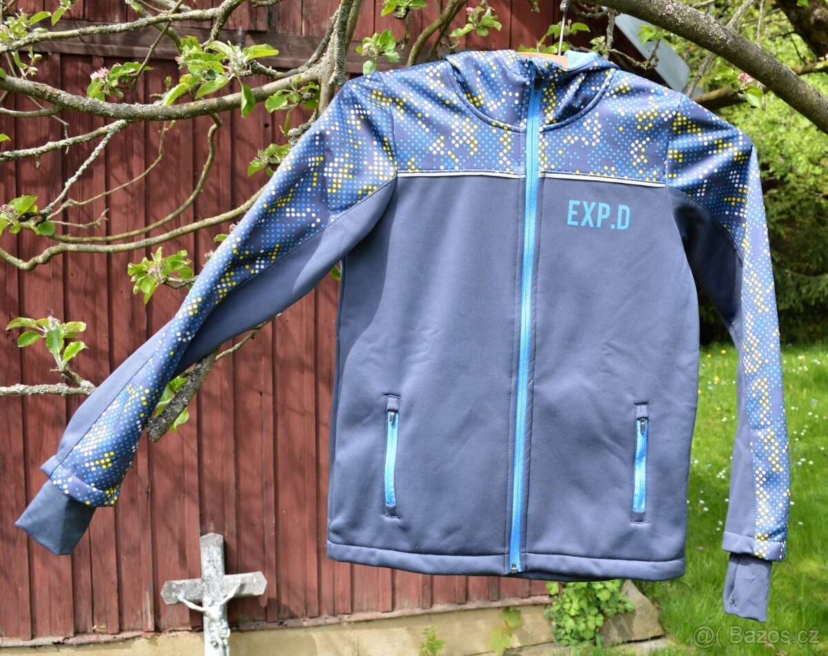 Chlapecká softshellová bunda vel. 146/152 - lehce zateplená - 7