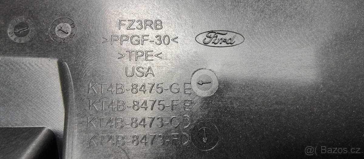 Ford Edge mk2 II 2 MK2 2018 - 2023 - zaluzie vzduchovod - 7