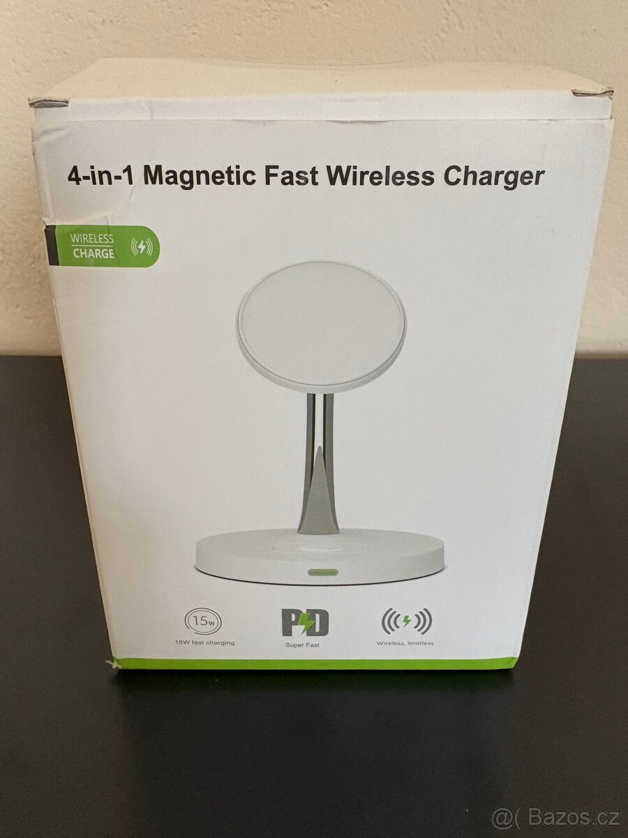 Nabíjecí stojánek 4-in-1 Magnetic Fast Wireless Charger - 7