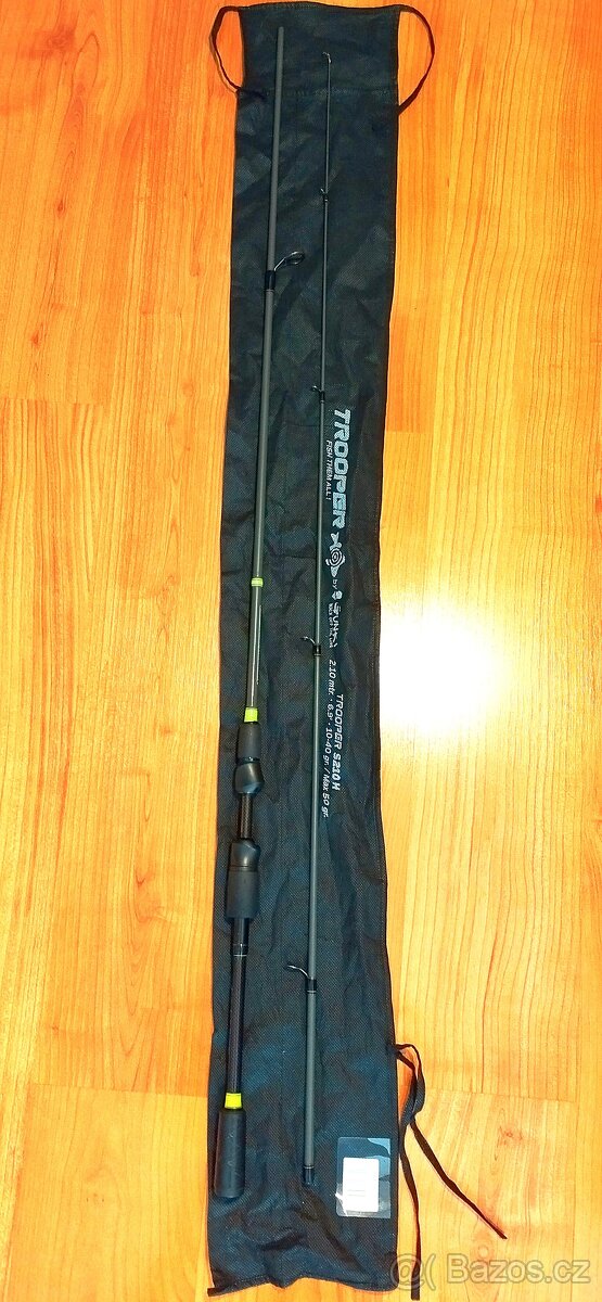 Přívlačový prut Gunki s navijákem Daiwa TOP STAV - 7