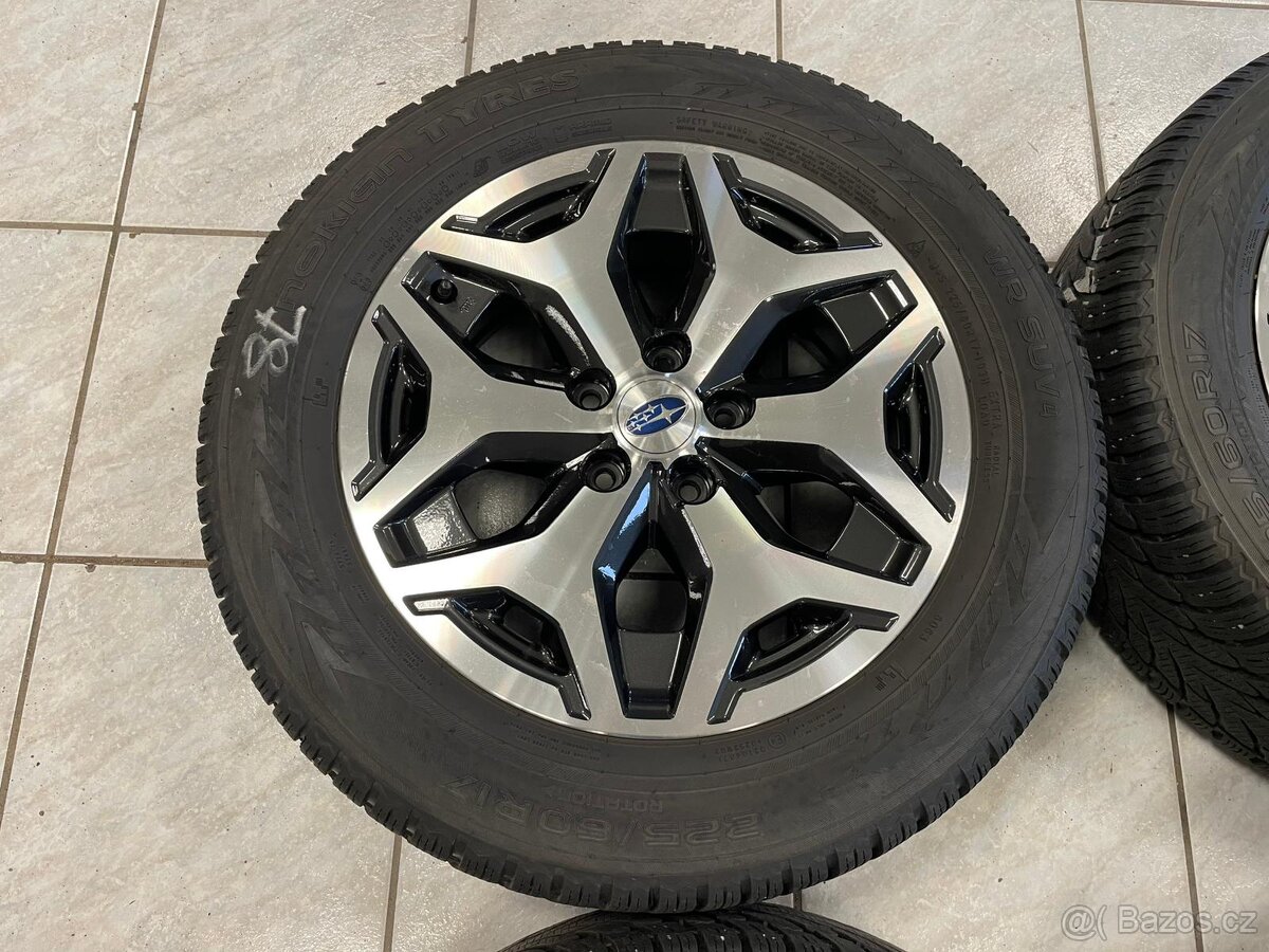Originální ALU kola Subaru Forester pneu 6mm - 7