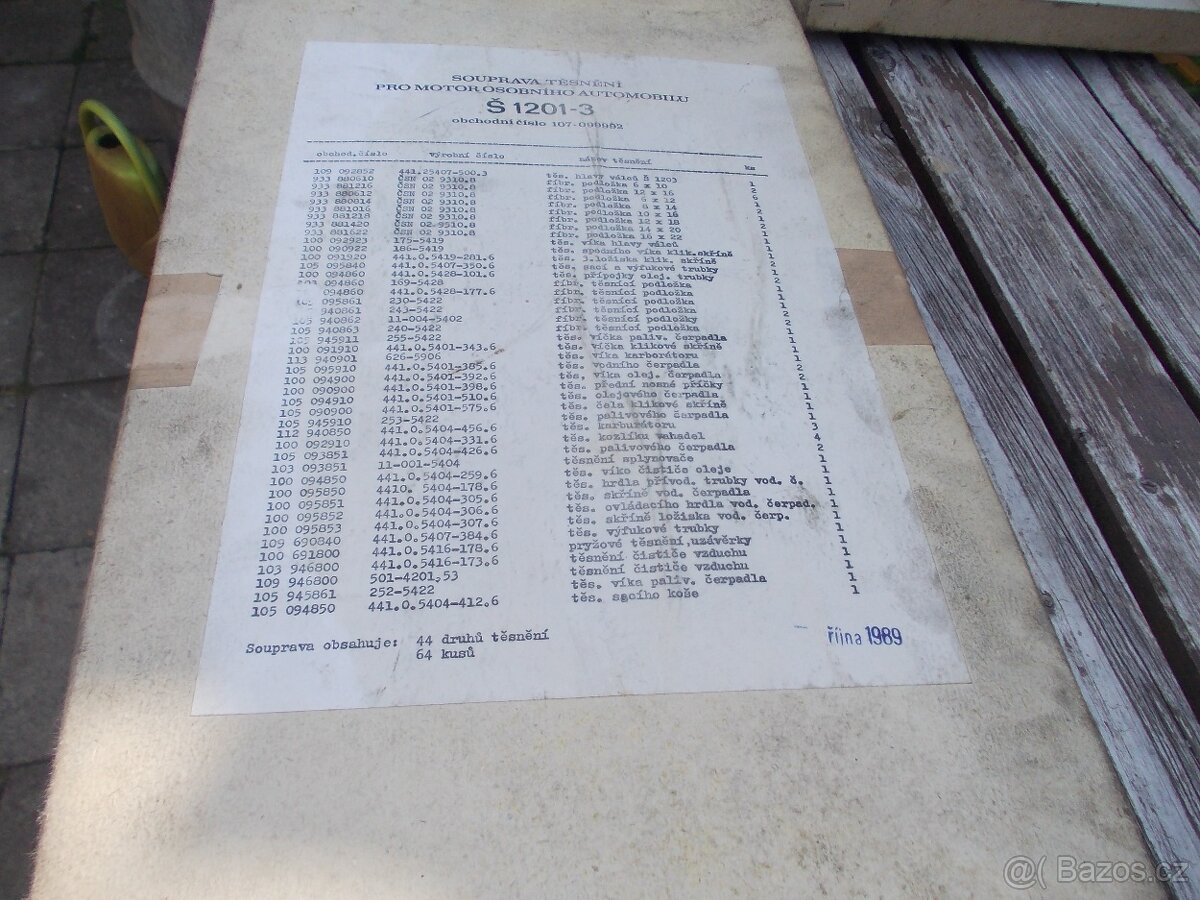 Felicia.Octavia těsnění a filtry - 7