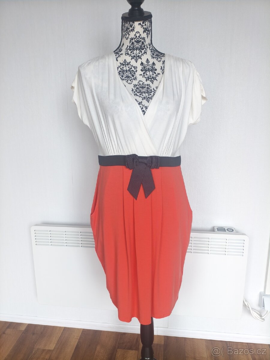 Denní šaty z viskózy vel. 40/42 - 7