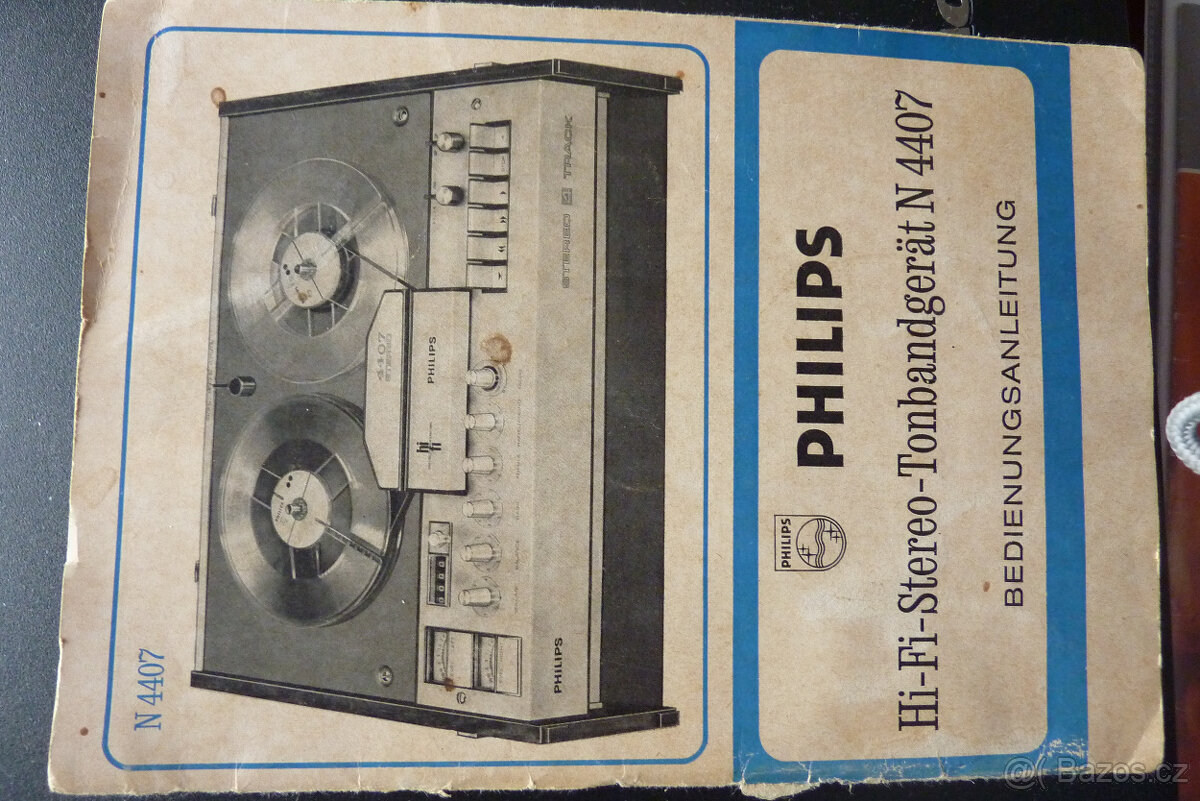 Kotoučový magnetofon PHILIPS N4407 - 7