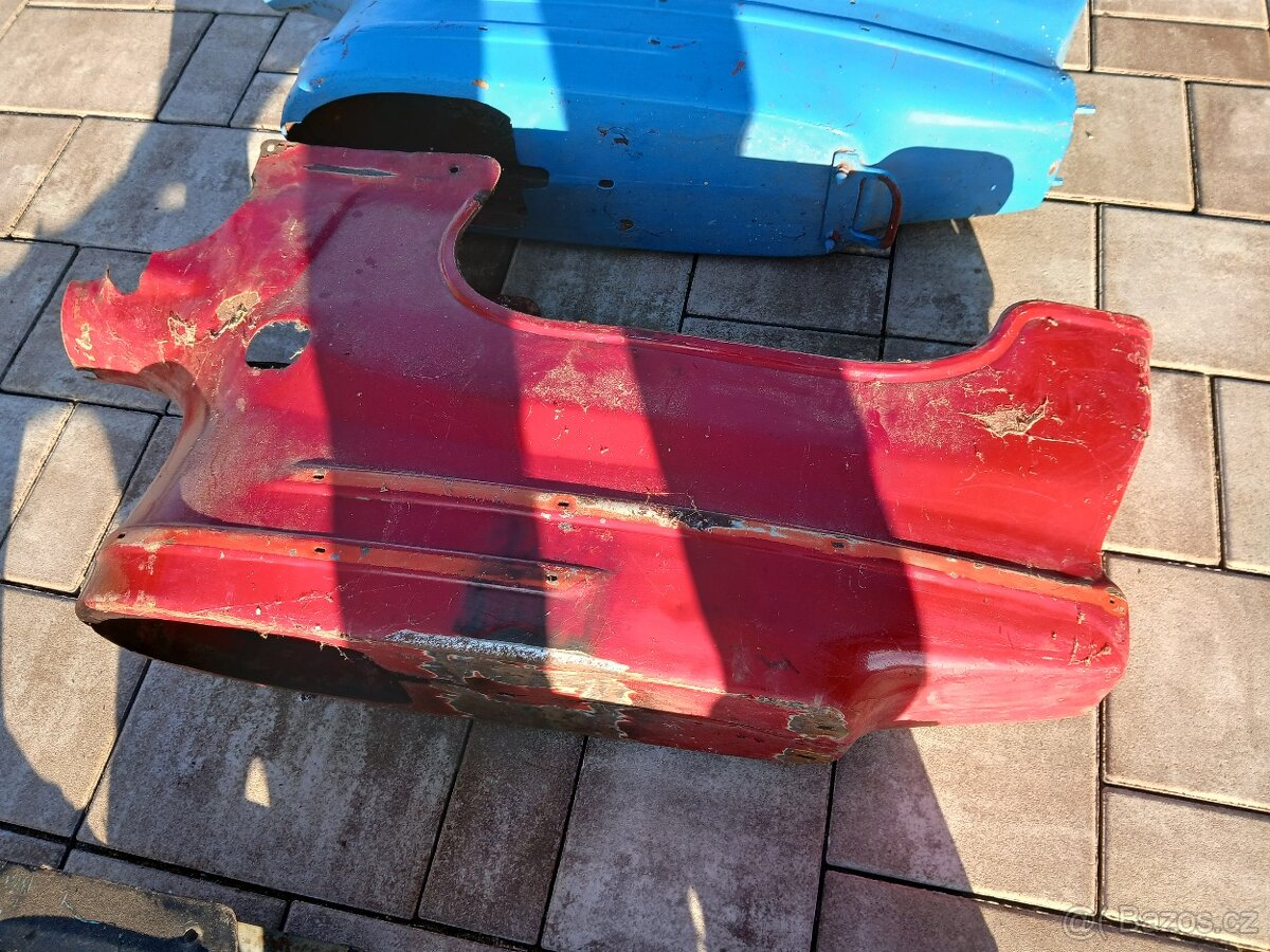 Jawa 50 pionyr - podsedlovy plech - 7