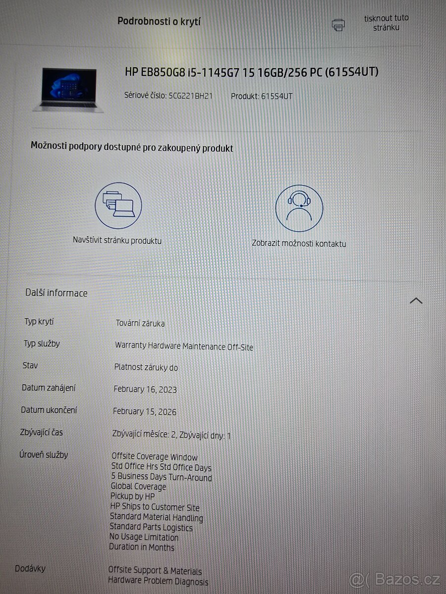 HP EliteBook 850 G8 – i5 / 16GB RAM / SSD / ZÁRUKA - 7