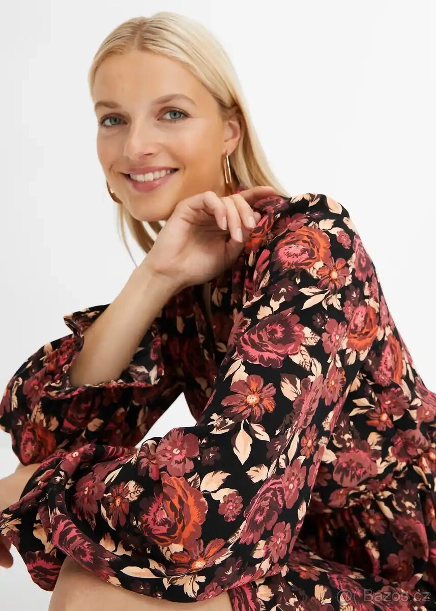 Pěkné květované šaty 52 - 7