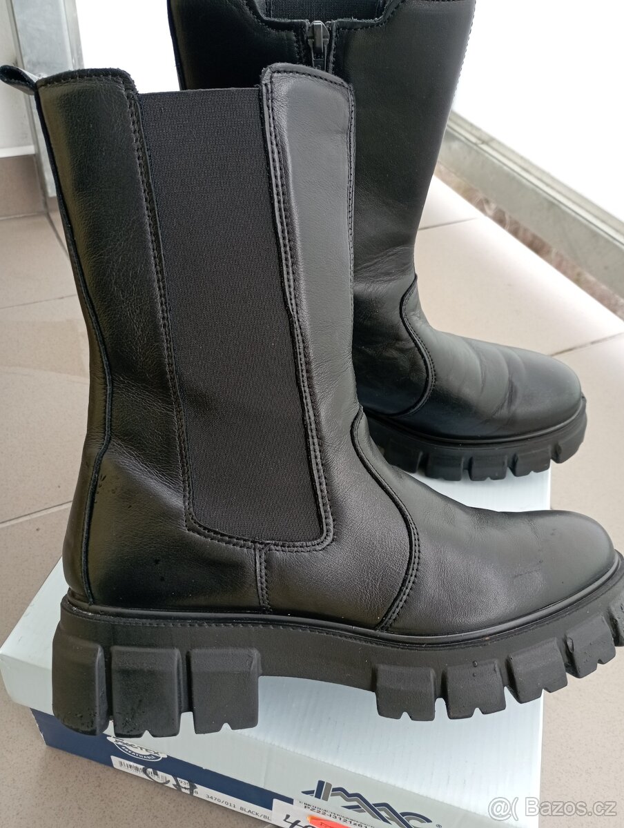 Kožené dámské kotníkové - 7