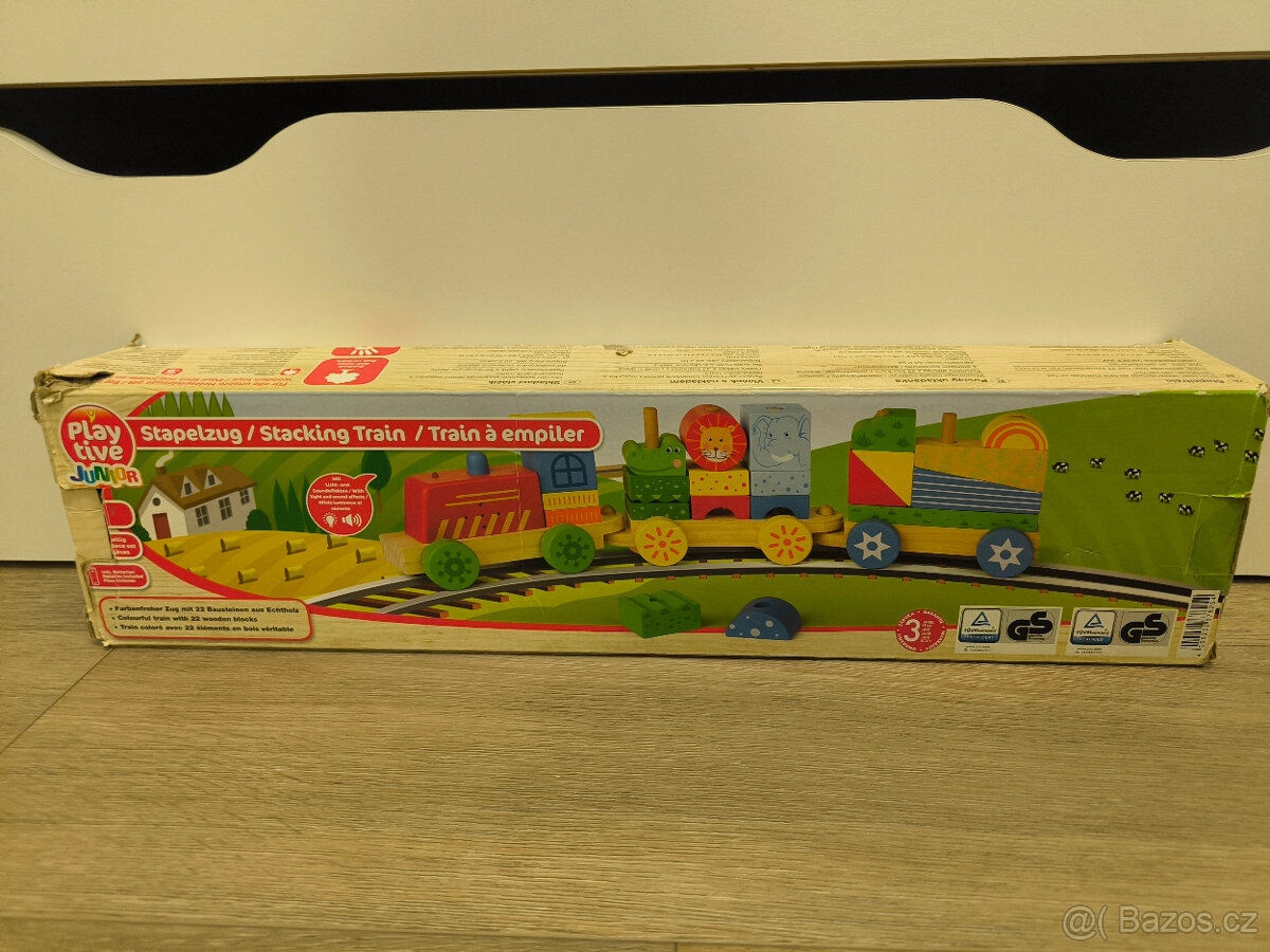 Dřevěný interaktivní vlak Playtive Junior - 7