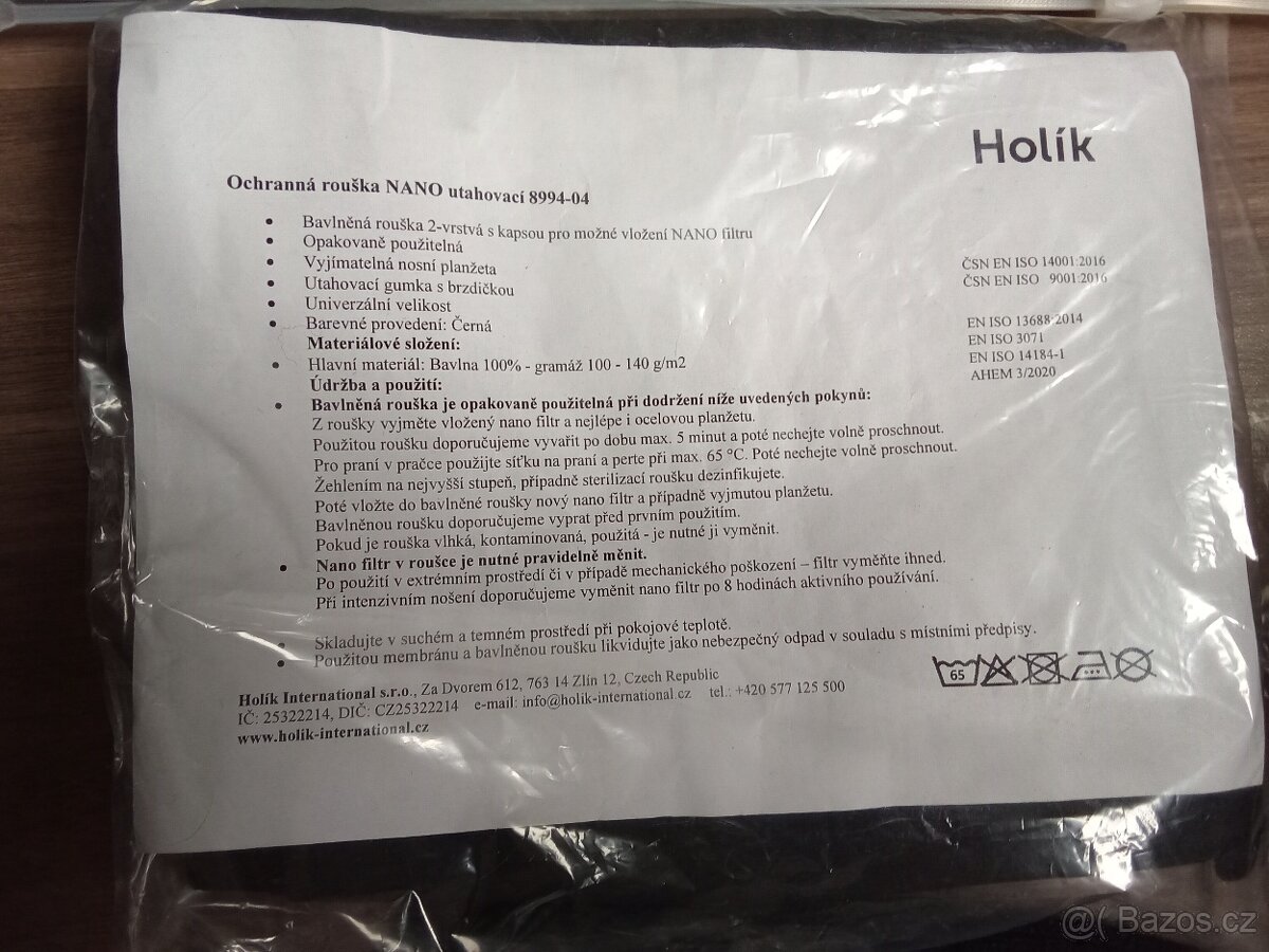 Hasičská čepice - kukla maska - 7