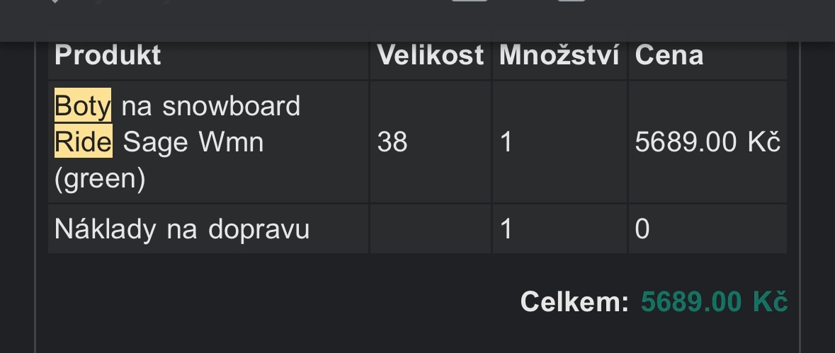 Snowboard Boty 38 Ride - 7