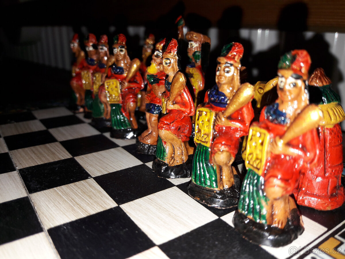 Ručně vyráběné šachy Indiani z Latinské Ameriky - 7