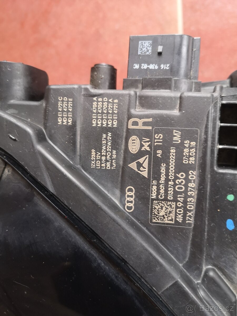 Pravý přední Matrix světlomet Audi A6 C8 4K0941036 - 7