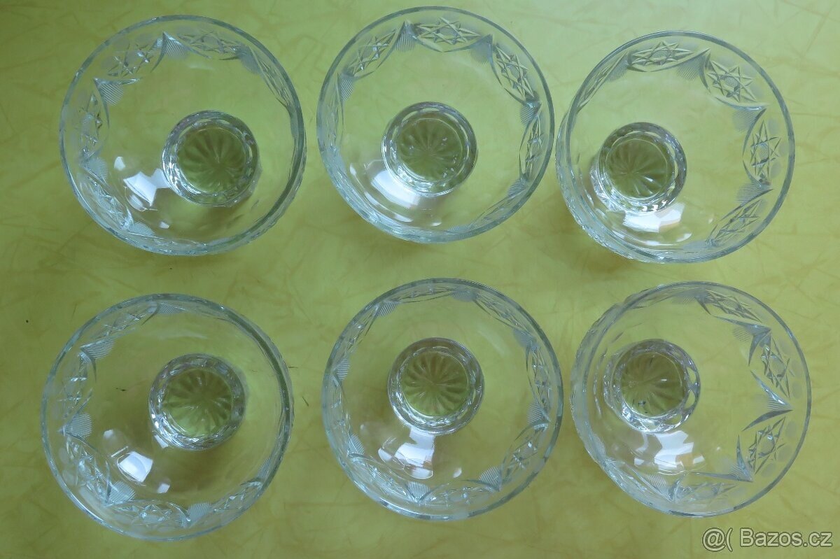 Retro - hrnec, hrníčky, mísa, misky, poháry, sklenice - 7