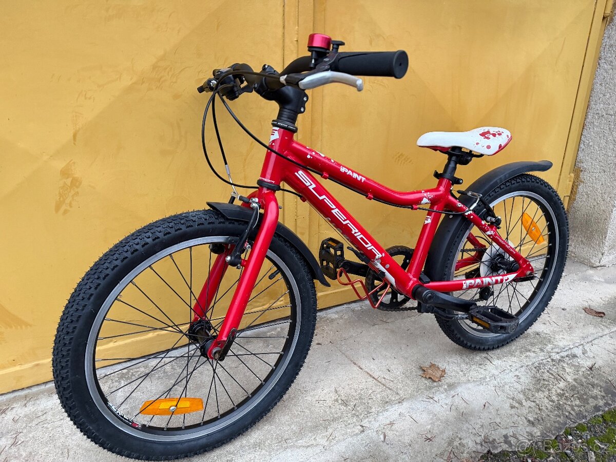 Superior Paint 20 dětské kolo po servisu s páčkovým řazením - 7