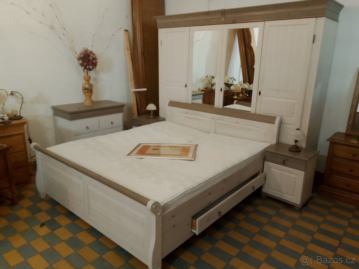 KOMPLETNÍ CELOMASIVNÍ LOŽNICE GUSTAV - 7