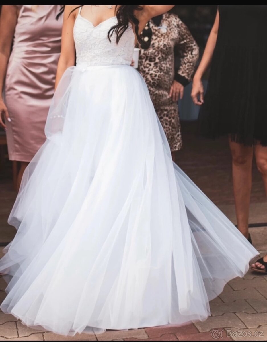 BOHO svatební šaty - 7