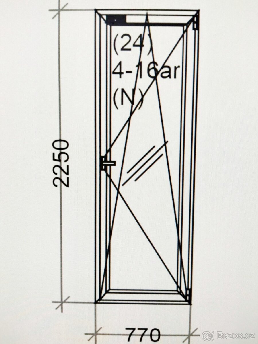 V Ý P R O D E J -Balkonové dveře -nové - 7
