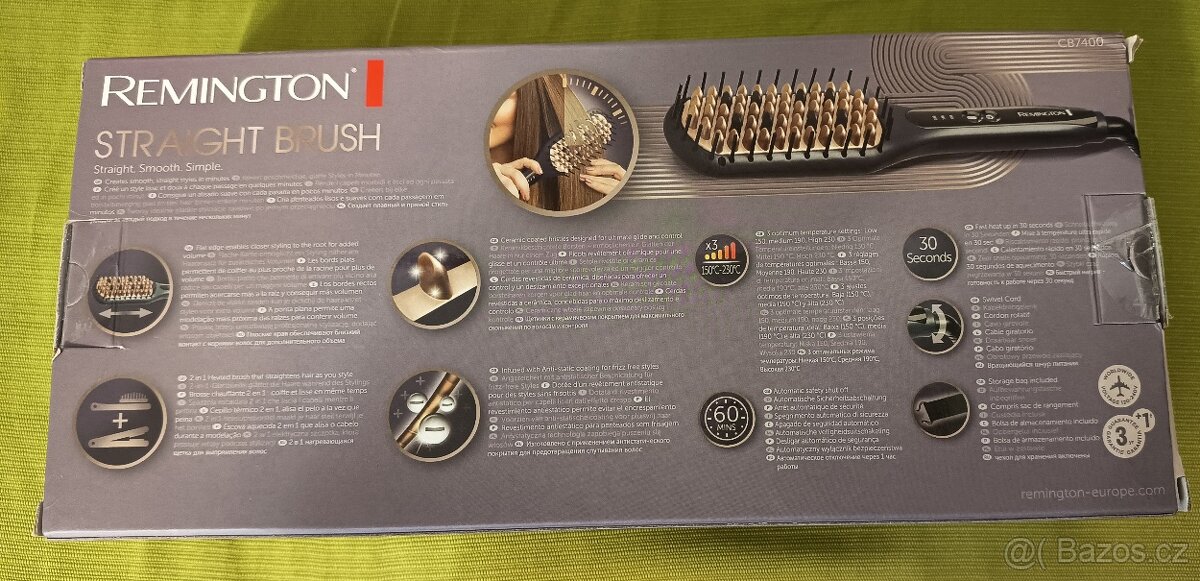 Žehlicí kartáč na vlasy Remington - 7