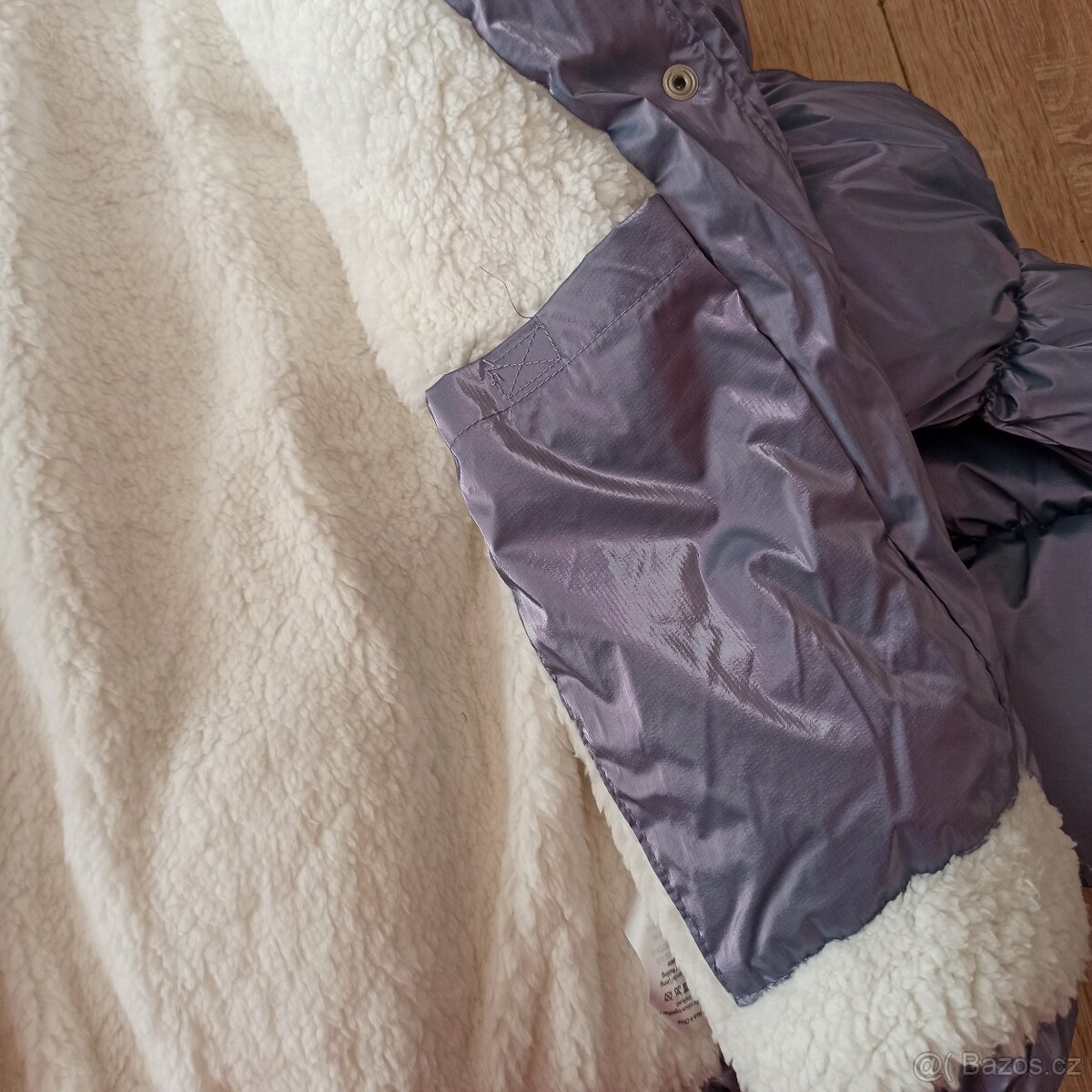 Dívčí zimní bunda-Nová-vel.140/146 - 7