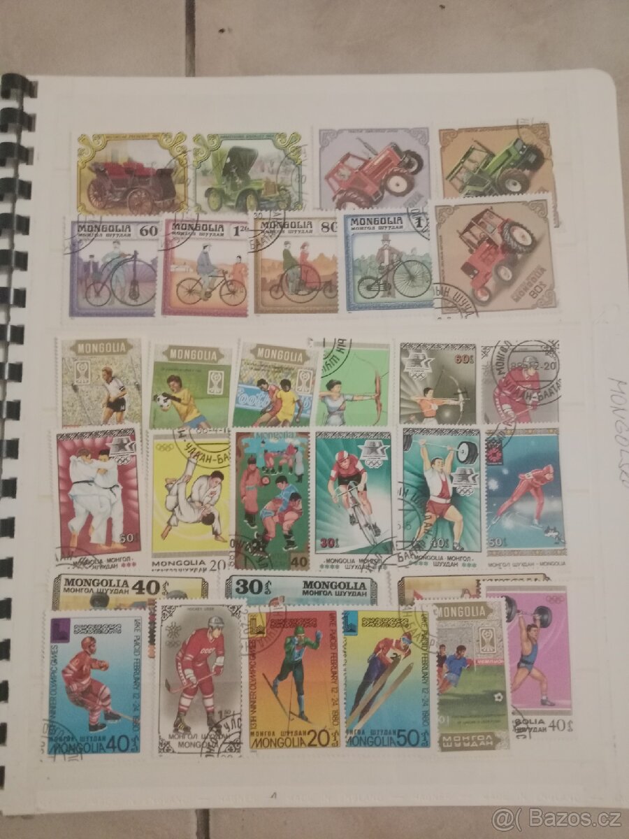 Poštovní známky 3 - 7