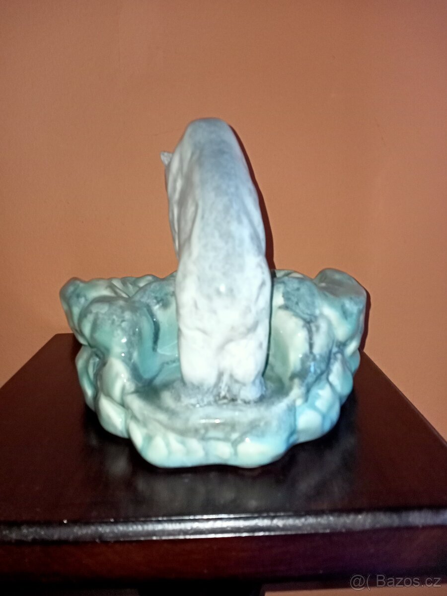 Popelník s medvědem. z.n DITMAR URBACH V.20cm Š.21 cm super - 7