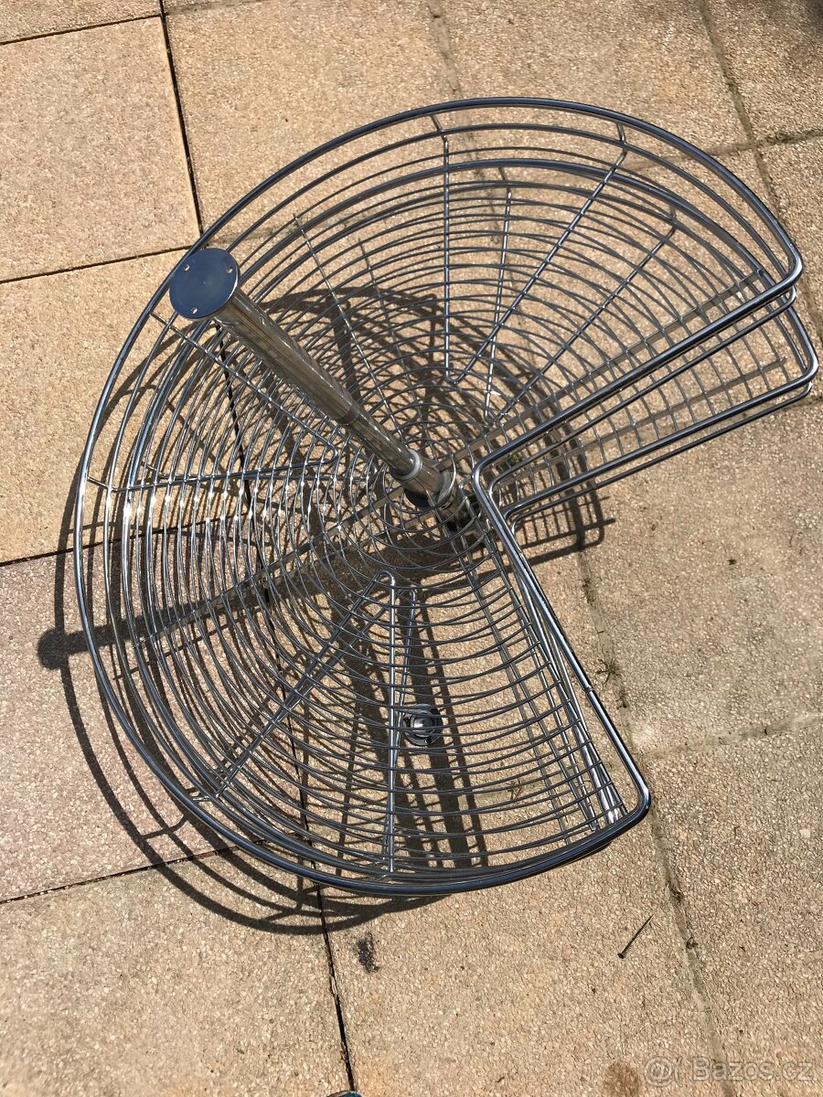 CARGO KOŠ OTOČNÝ 3/4 KOLA CHROM KOLO 750MM - 7