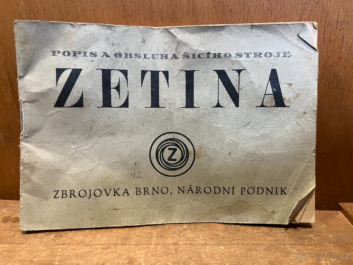 šicí stroj mechanický ZETINA Z45 zbrojovka Brno - 7