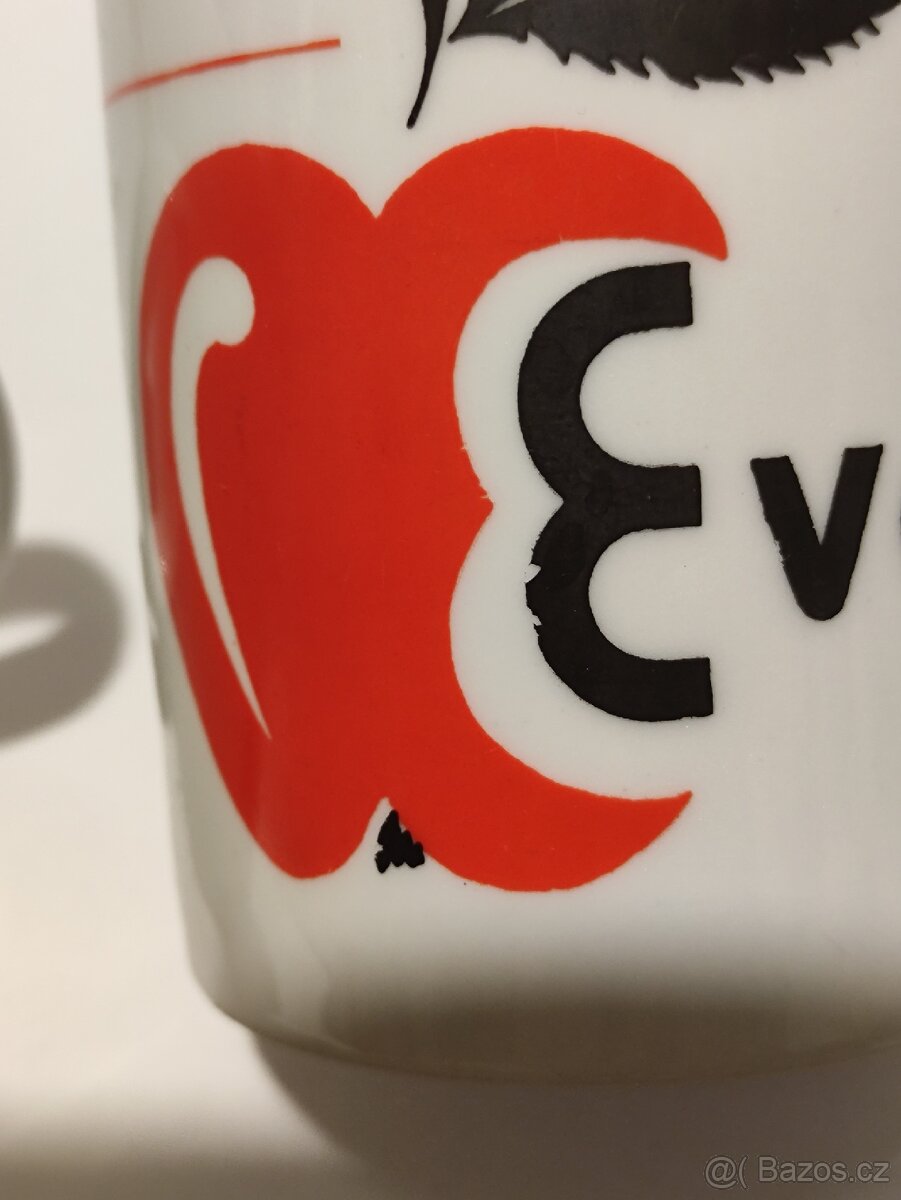 Retro hrnky Adam a Eva, Epiag ČSSR, 120.-/kus, pošta 69.- - 7